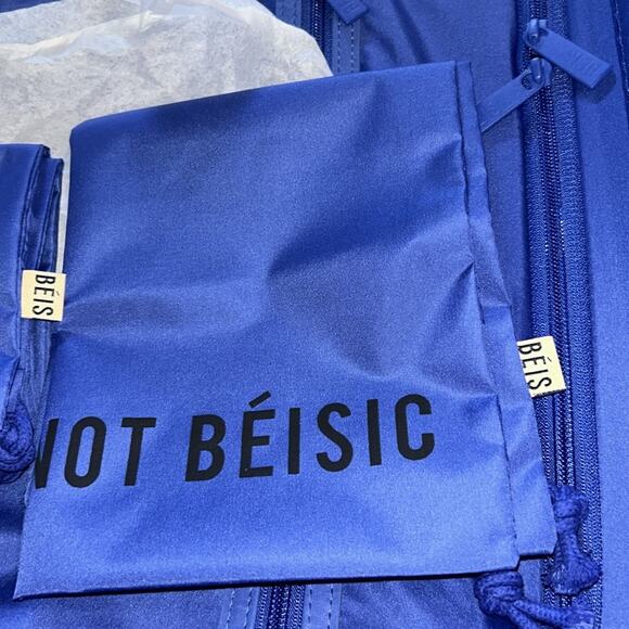 BEIS The Large Check-In Roller Luggage in Cobalt Blue "Sold out online" - Picture 10 of 16